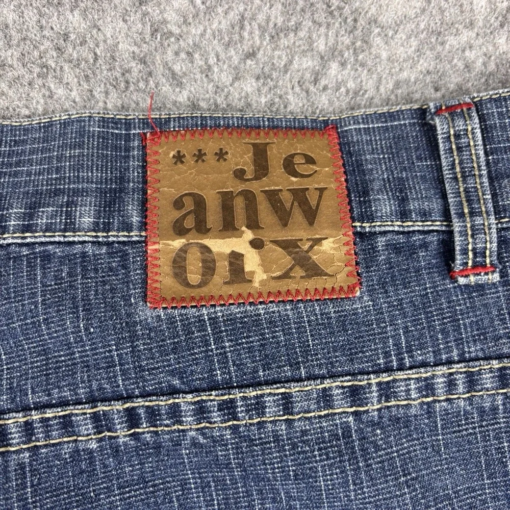 Jean Worx Denim Shorts 40 Men's Baggy Streetwear Skater Y2K Blue 90's Style‎ Hip